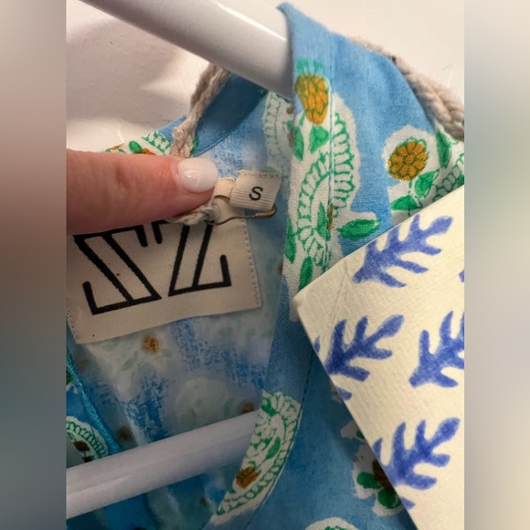 NWTs SZ Gaia Dress size Small in Cornflower with pockets - Picture 3 of 6